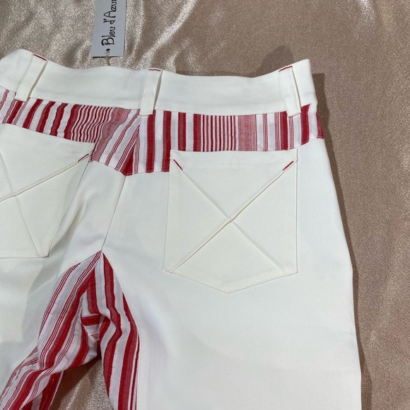 BLUE D’AZUR France shorts Bermuda white red - Picture 6 of 11